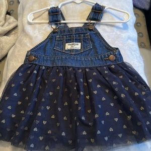 Oshkosh jean dress size 6 months
